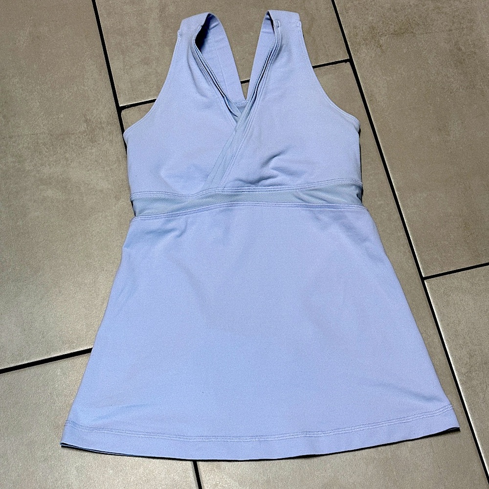 Lululemon Lilac Yoga Tank Deep V Neck